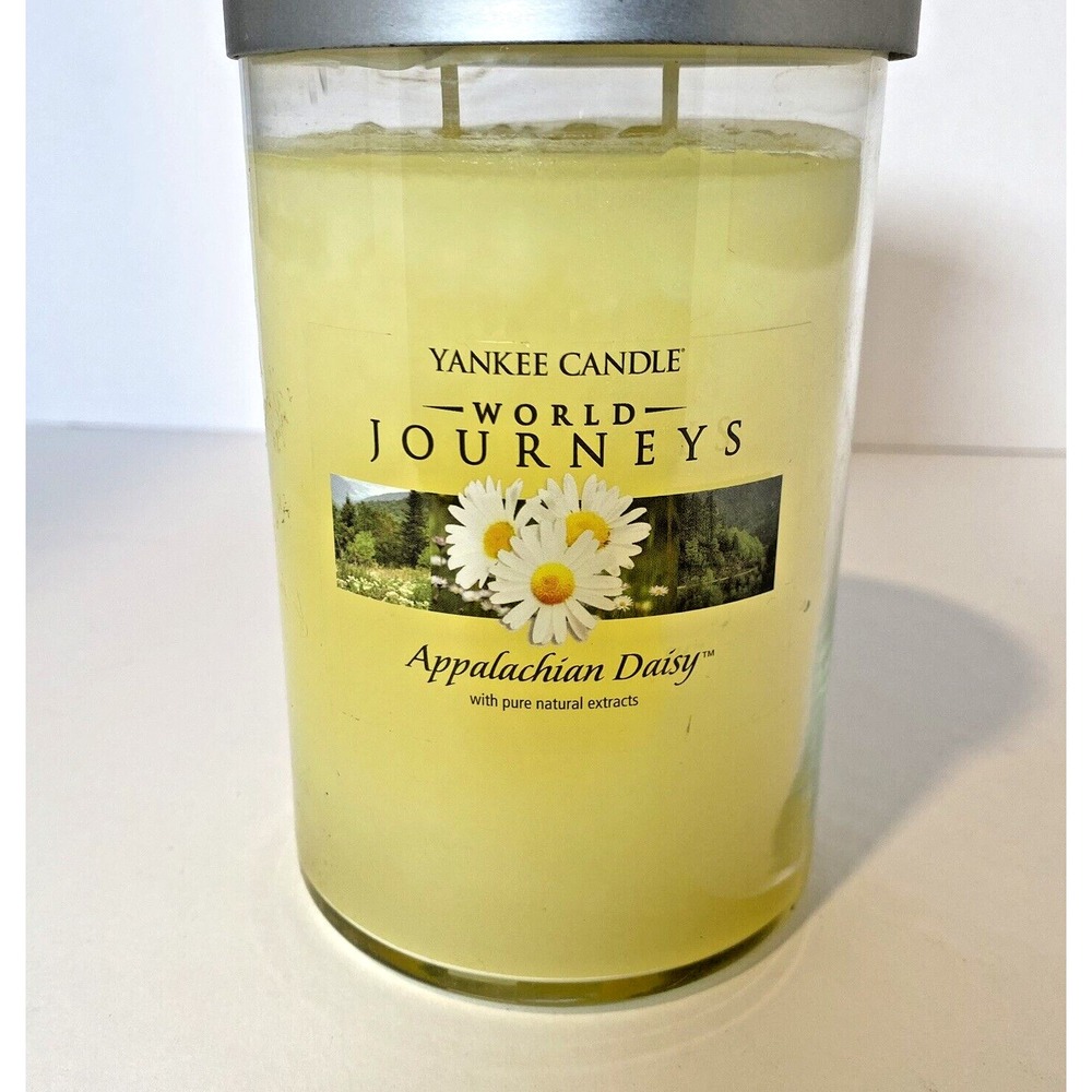 Yankee Candle World Journeys‎ Appalachian Daisy Large 20 oz 2 Wick Retired Rare